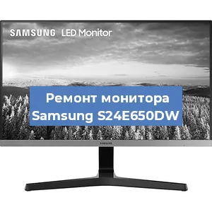 Замена конденсаторов на мониторе Samsung S24E650DW в Самаре